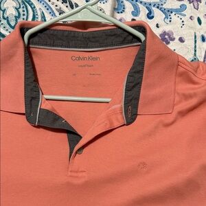 Calvin Klein Men's Salmon Polo Shirt